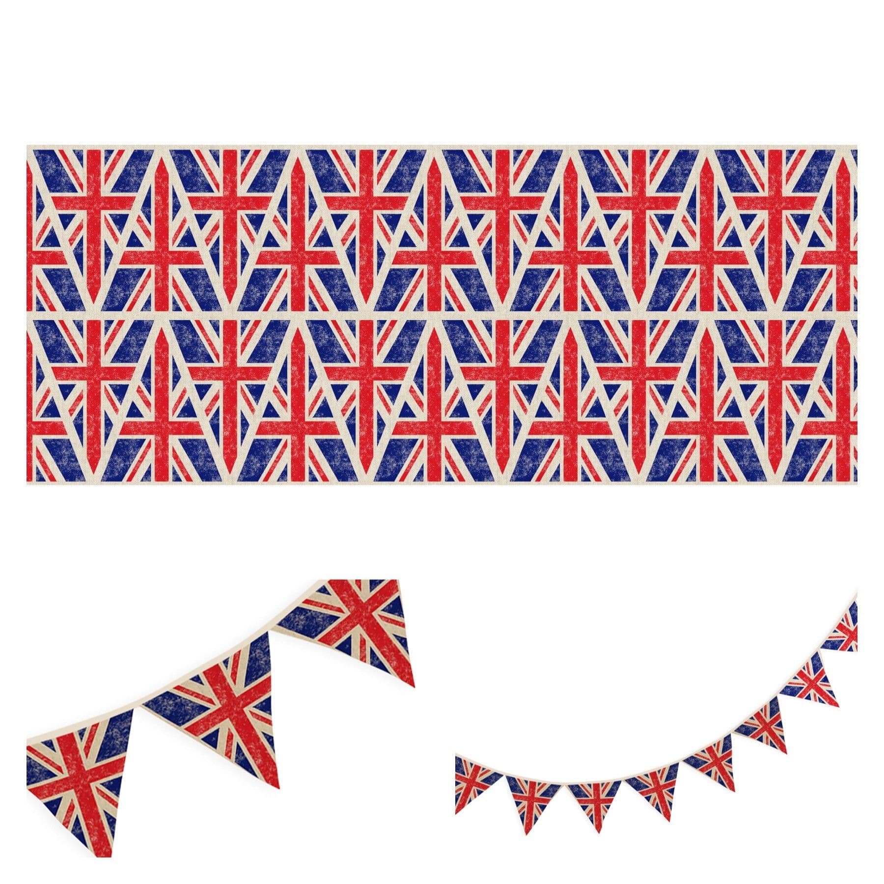 Union Jack Flag Fabric – Remnant House Fabric