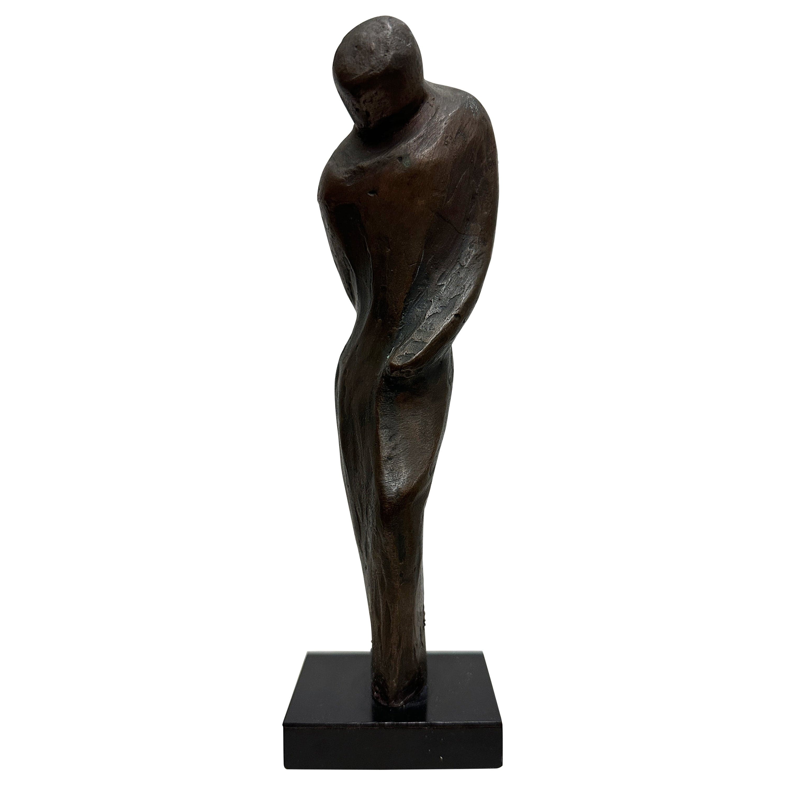 Bronze Figure Sculpture by Caroline Stacey Circa 1980s at 1stDibs