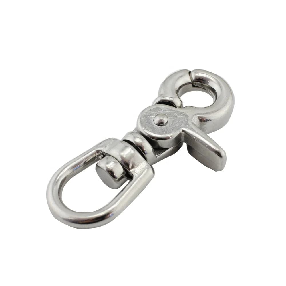 5 Pieces Stainless Steel 316 Swivel Spring Eye Snap Trigger Clip Hook ...
