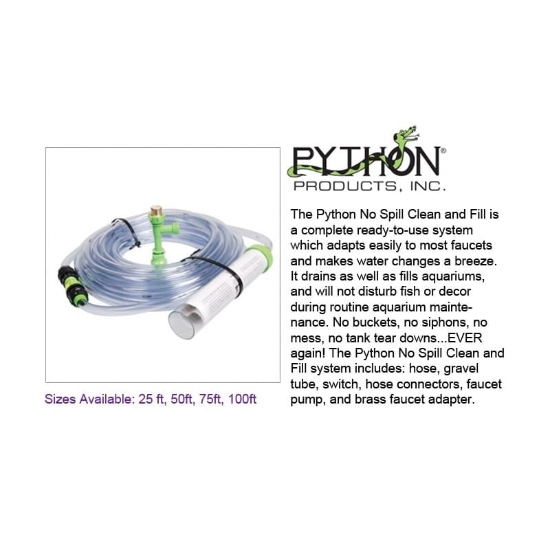 Python No Spill Clean and Fill 25 Foot