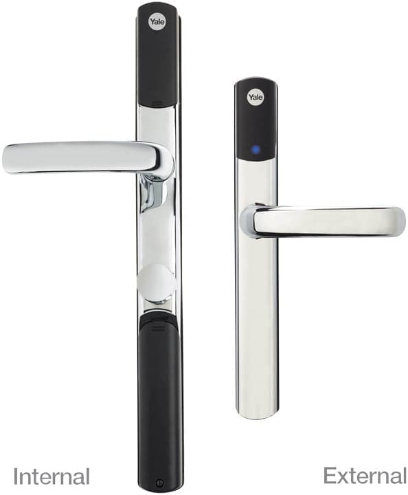 Yale Conexis L1 Smart Door Lock with Z-Wave 2nd Gen Module Chrome ...