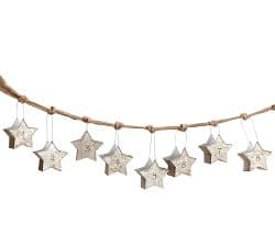Pottery Barn Quilted Advent Calendar Garland