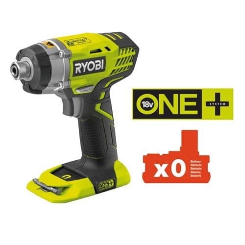 RYOBI 18V ONE+™ Cordless Impact Driver (Unit Only) RID1801M - Atlas ...