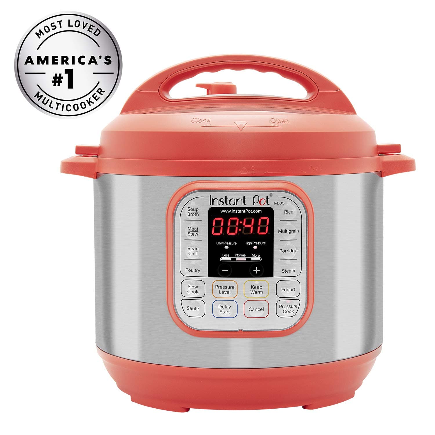 Instant Pot Duo RED 60, 120V-60Hz, 7-in-1 Multi-Use Programmable ...