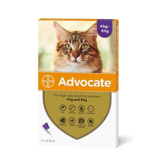 Advocate aka Advantage Multi Cats over 9 lbs Purple 6 tubes Exp Apr ...