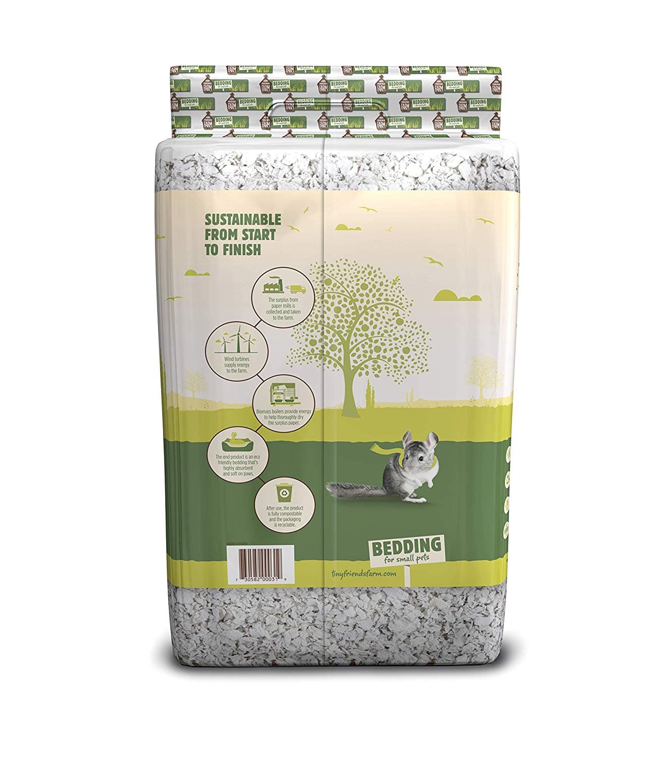 Supreme Petfoods Tiny Friends Farm Eco Friendly Bedding 15L white ...