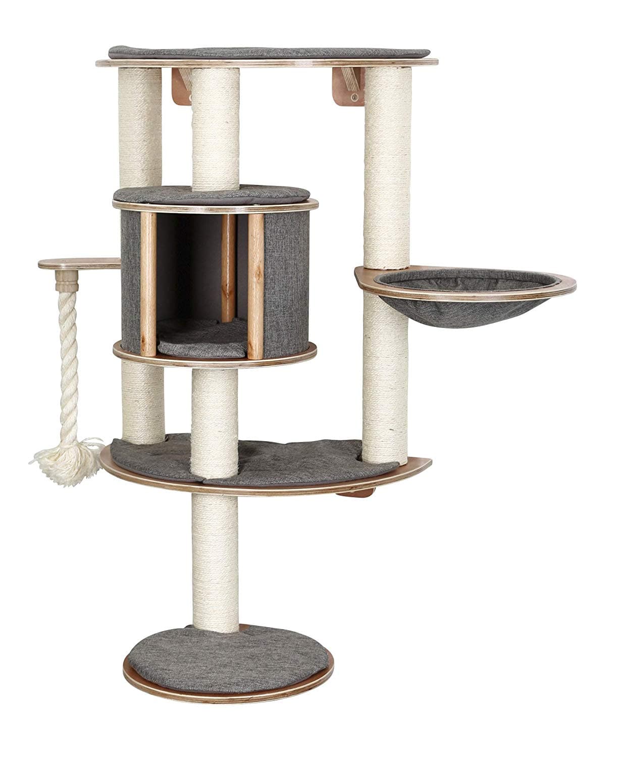Kerbl Dolomit Tofana Pro Wall-Mounted Cat Tree, 112 x 103 cm, Grey ...