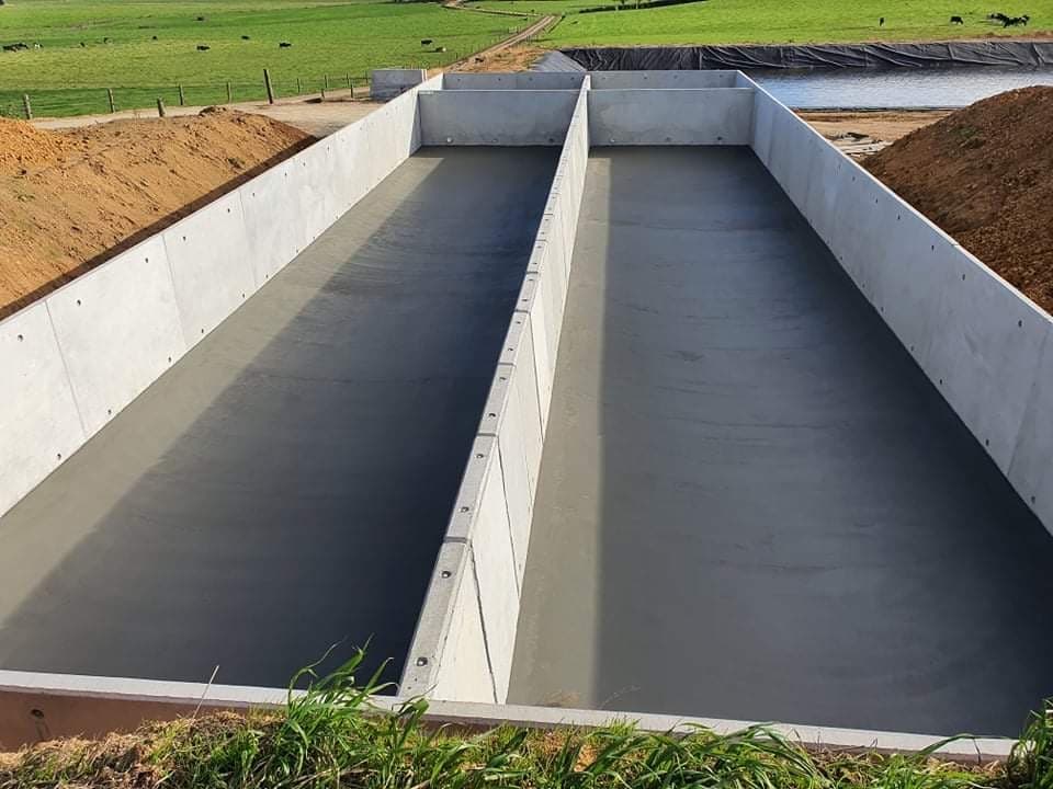Bunker Walls Bulk Powder Terminals Moore Concrete