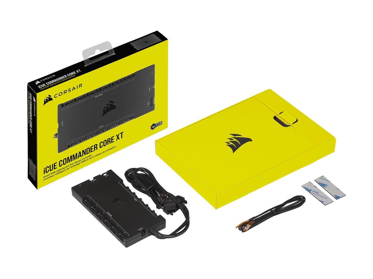 CORSAIR iCUE COMMANDER CORE XT Smart RGB Lighting and Fan Speed ...