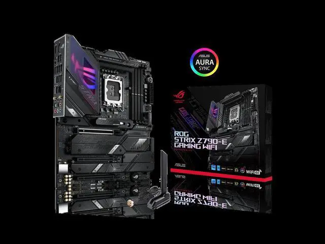 ASUS ROG Strix Z790-E Gaming WiFi 6E LGA 1700 (Intel 12th&13th Gen) ATX ...
