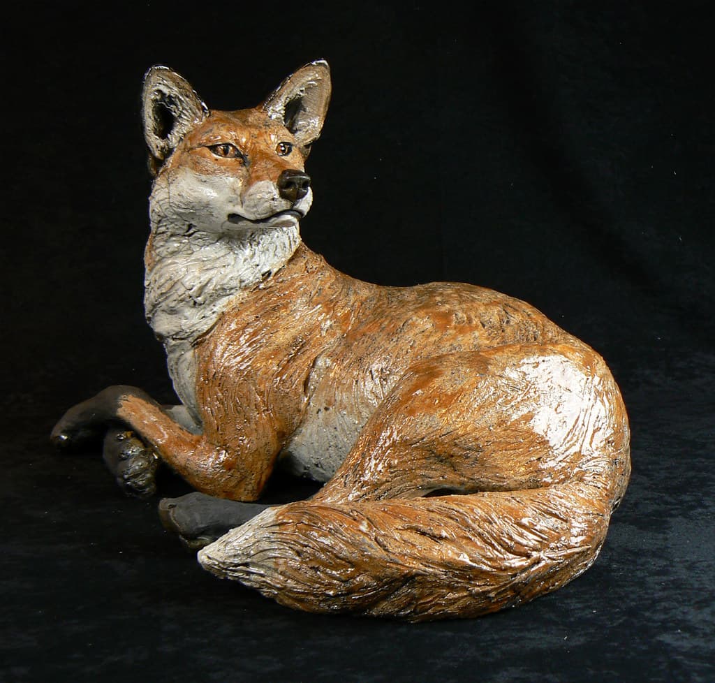 fox march | sculpture, animal sculpture, raku ceramic sculpt… | Flickr