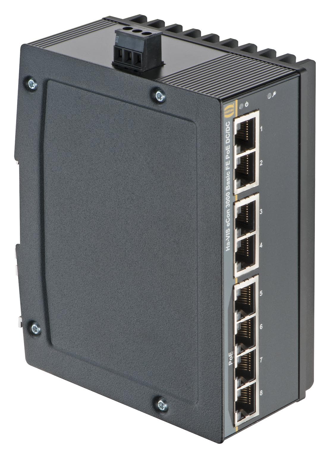 24031080030 Harting, Switch, Ha-VIS eCon 3000, 8 Ports