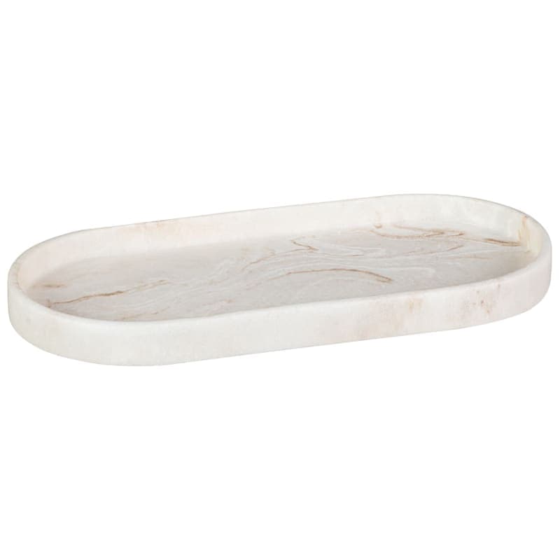 Bathroom Collection Marble Tray - Natural | Bathroom Accessories | B&M