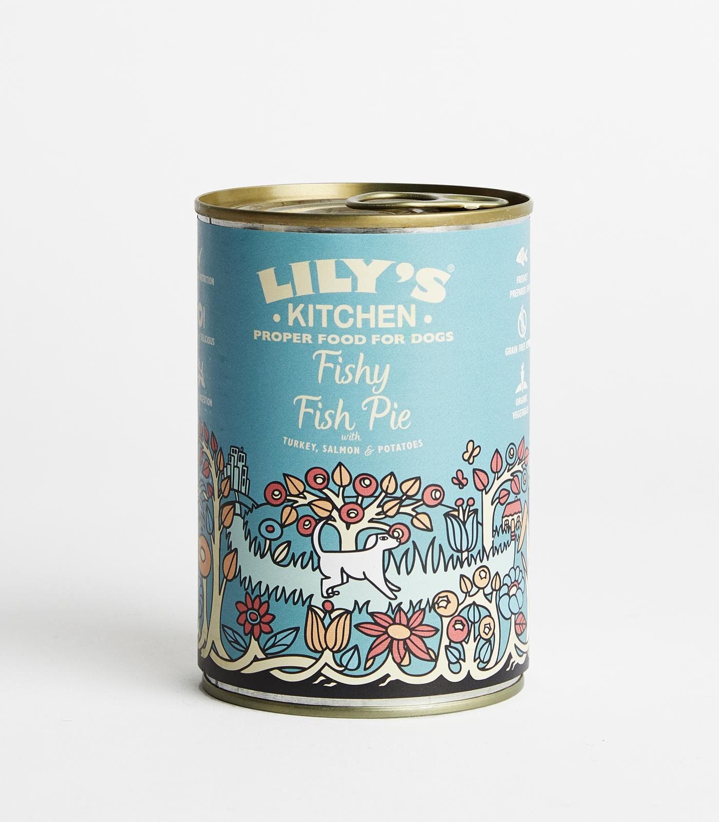 Lily's Kitchen Fishy Fish Pie with Peas 400g Tin
