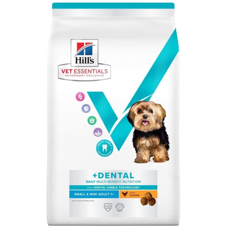 Hill's Vet Essentials Dental Health Adult Small & Mini Dog Dry Food ...
