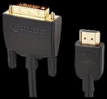 Amazon.com: Amazon Basics HDMI to DVI Adapter Cable, Black, 10 Feet, 1 ...