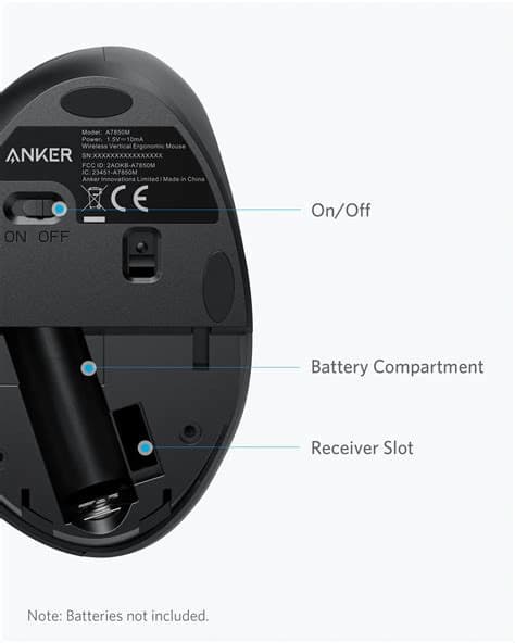 Anker Wireless Vertical Ergonomic Mouse