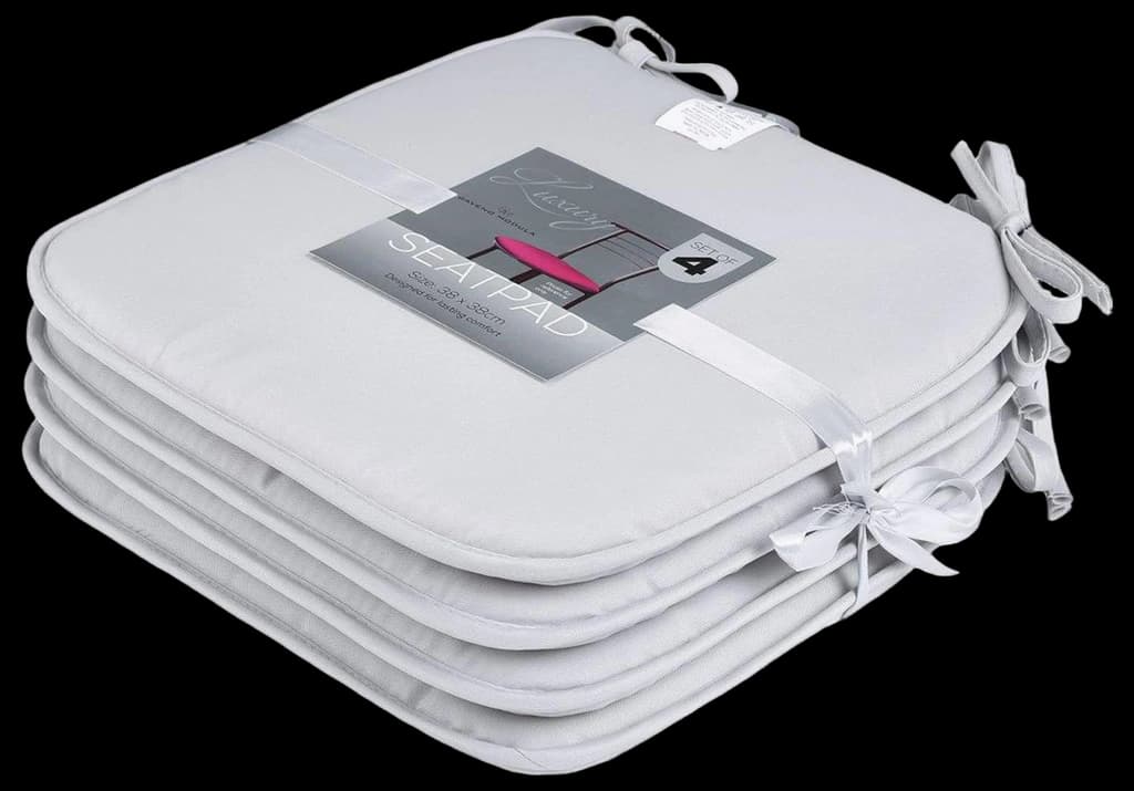 Lions Chair Seat Pads for Dining Chairs Pack of 4 - Removable Seat ...