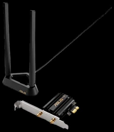 Asus PCE-AX58BT PCI-E Adapter: AX3000 Dual Band PCI-E WiFi 6 (802.11ax ...