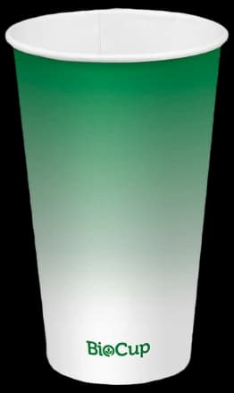 Biopak Green Stripe Cold Cup 16oz
