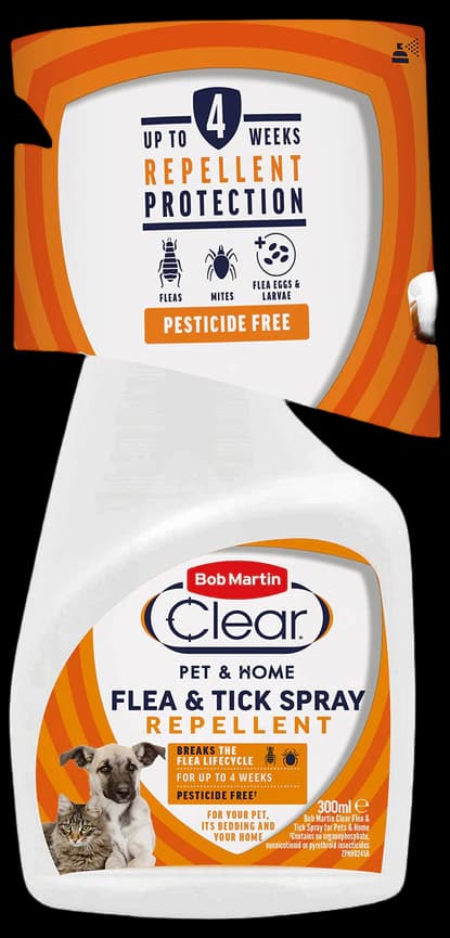 Bob Martin Clear Flea Repellent Spray for the Home, Dogs and Cats ...