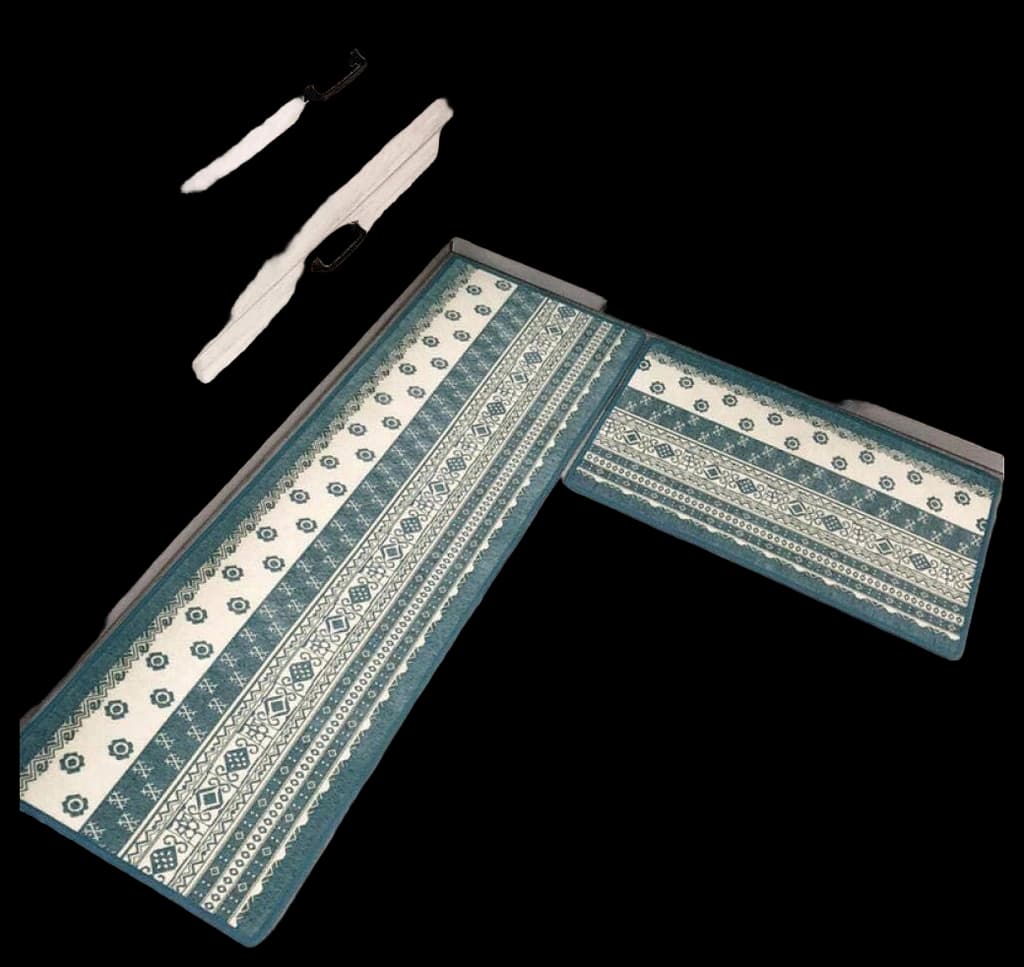 Szxin Carvapet 2 Piece Non-Slip Kitchen Mat Polyester Anti-Fatigue ...
