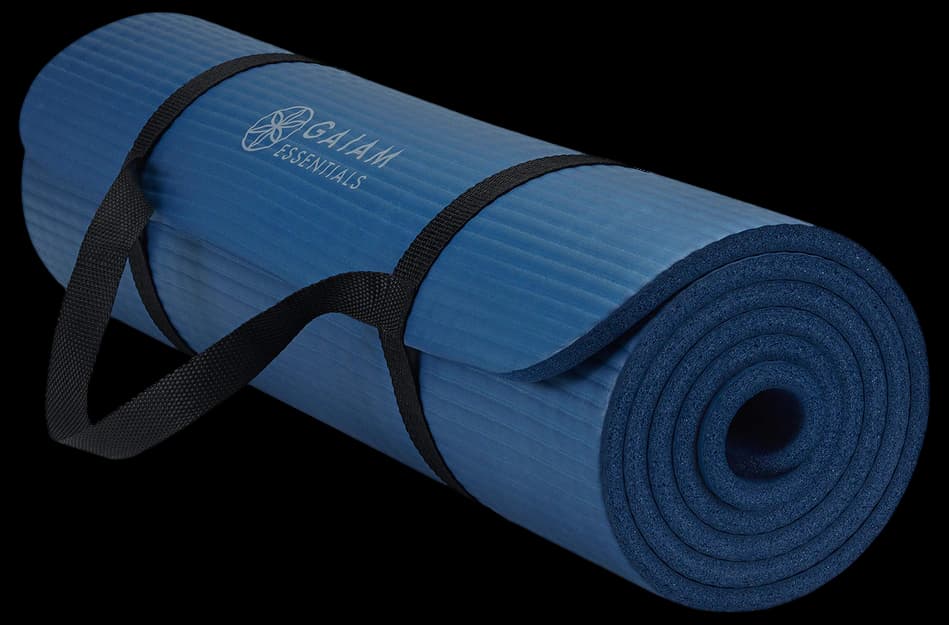 Gaiam Essentials 10mm Thick yoga mat Green | YogaMatStore Australia