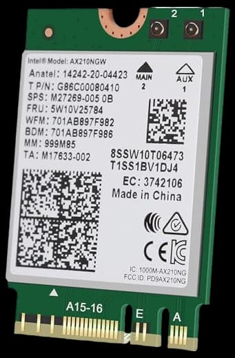 Intel Wi-Fi 6E AX210 [Gig+] Co…