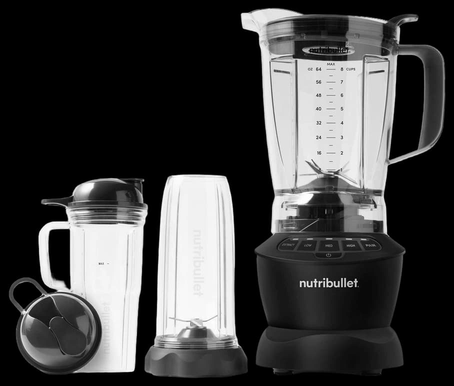Snapklik.com : Nutribullet Full-Size Blender Combo 1200W Matte Black