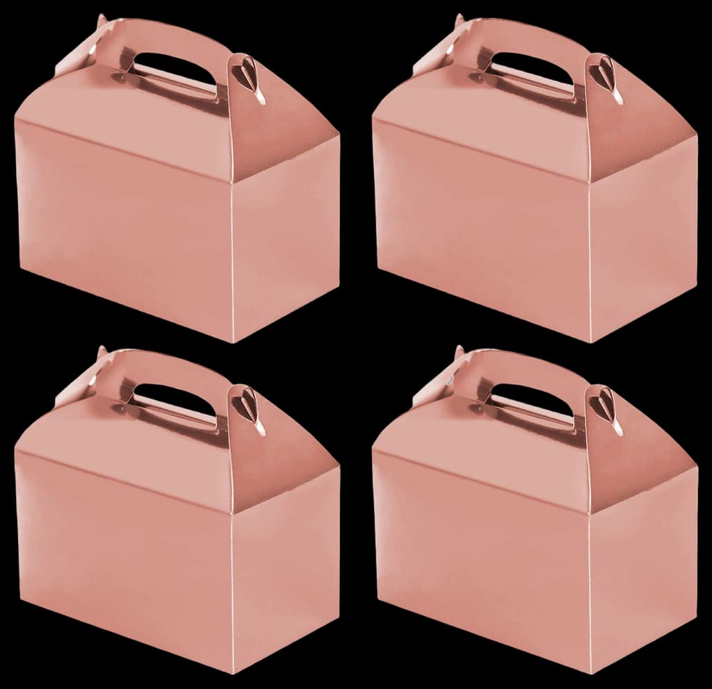Amazon.com: Rose Gold Party Favors Boxes - Small Candy Treat Gift Boxes ...