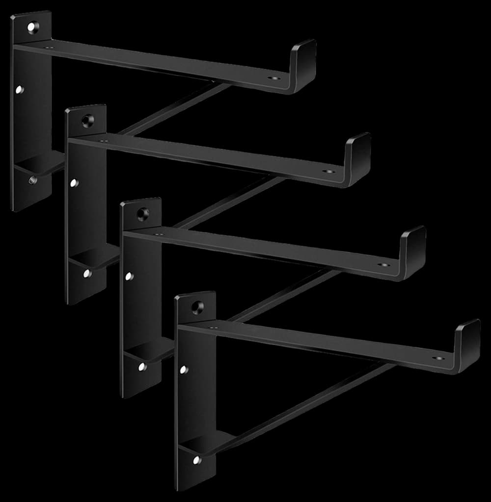 Steel Heavy Duty Shelf Brackets Heavy Duty Shelving Bracket For 300mm