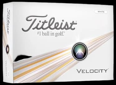 Titleist Velocity Golf Balls, White (One Dozen)