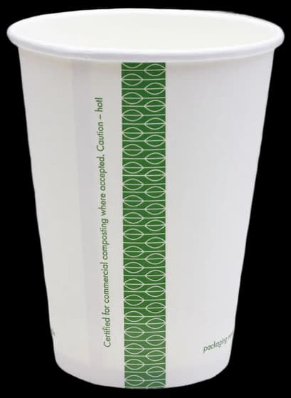 Vegware Single Wall Hot Cup 12oz