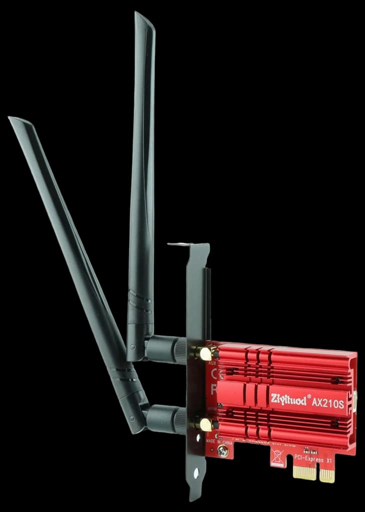 Amazon.com: Ziyituod WiFi 6E Card, AX210S Wireless 5400Mbps with ...