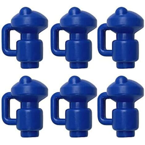 Protective End Caps Trampoline Caps 6 Pieces Pole Caps for Trampoline ...