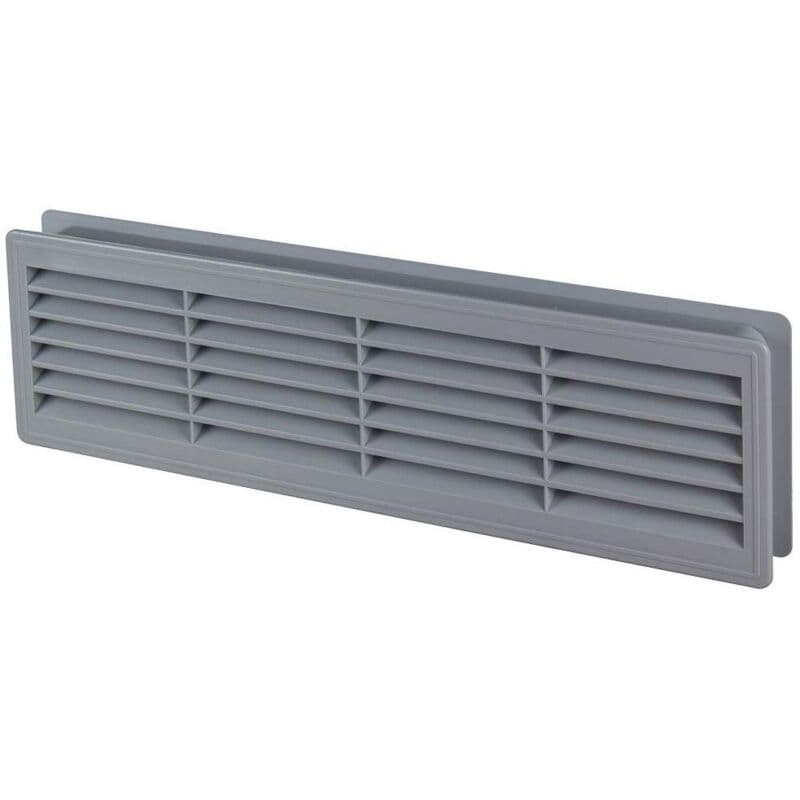 120x440mm Internal Door Plastic Ventilation Grille Air Vent Collar Grey ...