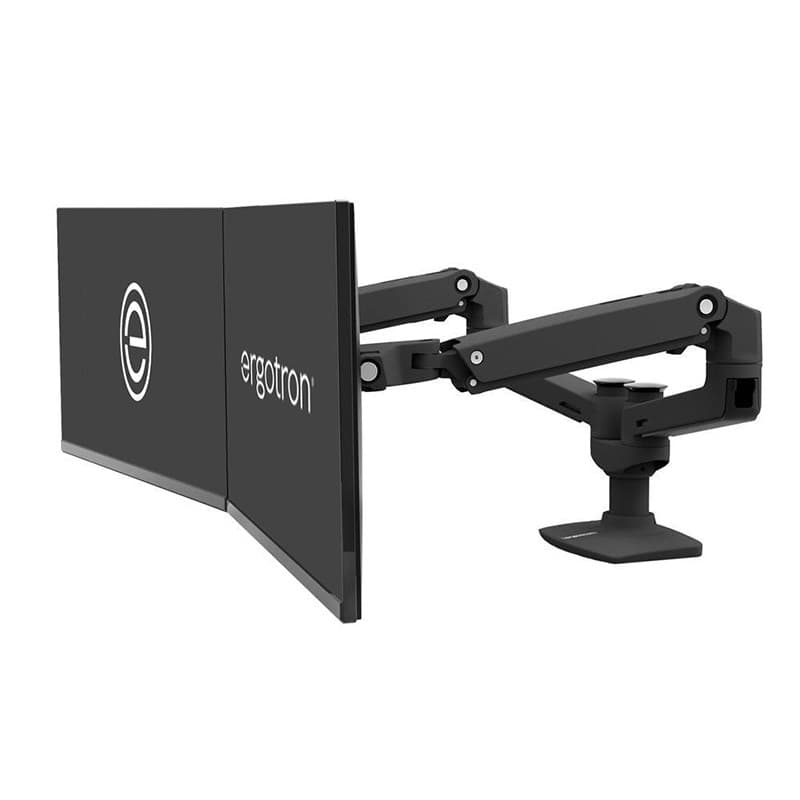 Ergotron LX Dual Side-by-Side Arm Dual Monitor Mount - 45-245-224 | Mwave