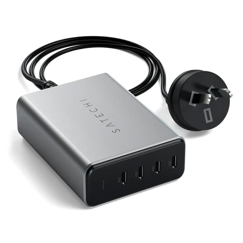 Satechi 4-Port USB-C 165W PD GaN Charger - ST-UC165GM-AU | Mwave