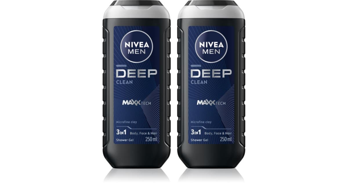 NIVEA MEN Deep Body Wash for Men economy pack | notino.ie