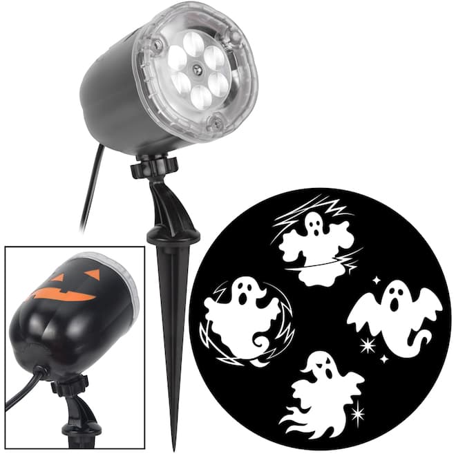 Gemmy Lightshow Projection-Whirl-a-Motion Constant LED Halloween Ghosts ...