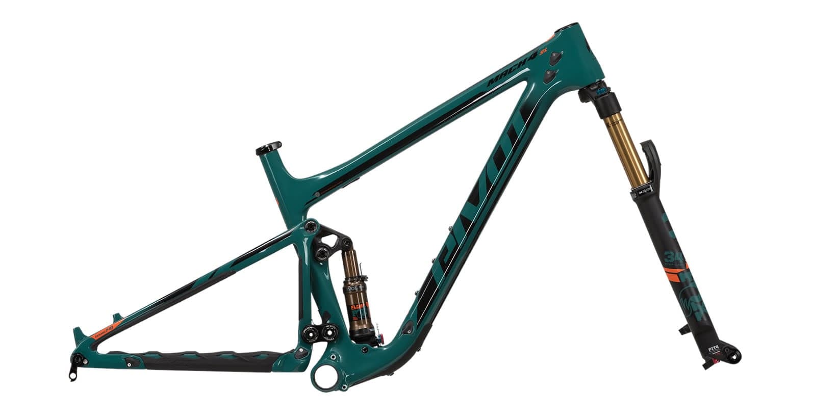 PIVOT FRAMESET MACH 4 SL 29” - Sky Blue Bikes