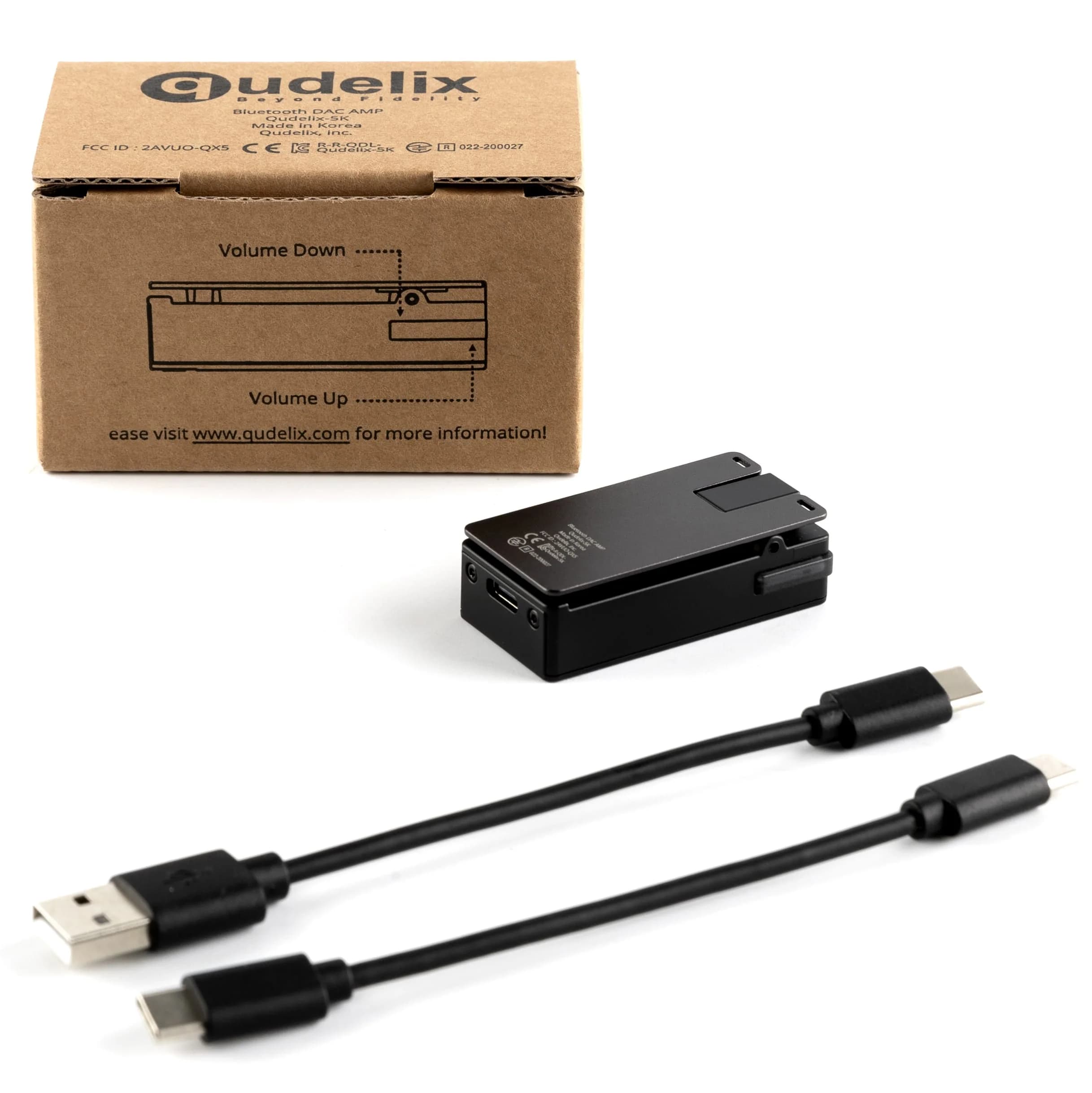 Qudelix-5K Portable Bluetooth DAC-Amplifier - ZETTGEAR