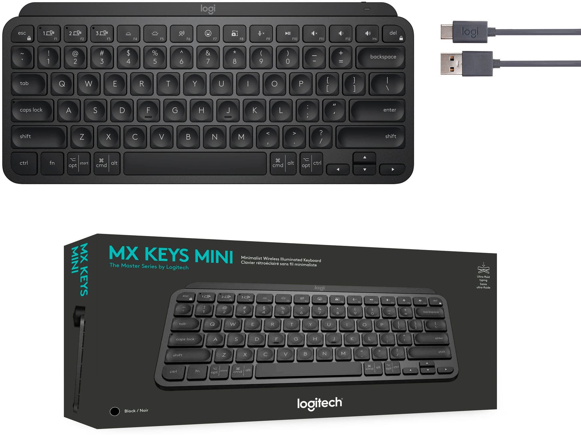 מקלדת Logitech MX Keys Mini לוגיטק - CELLFI כל המותגים המובילים במקום אחד