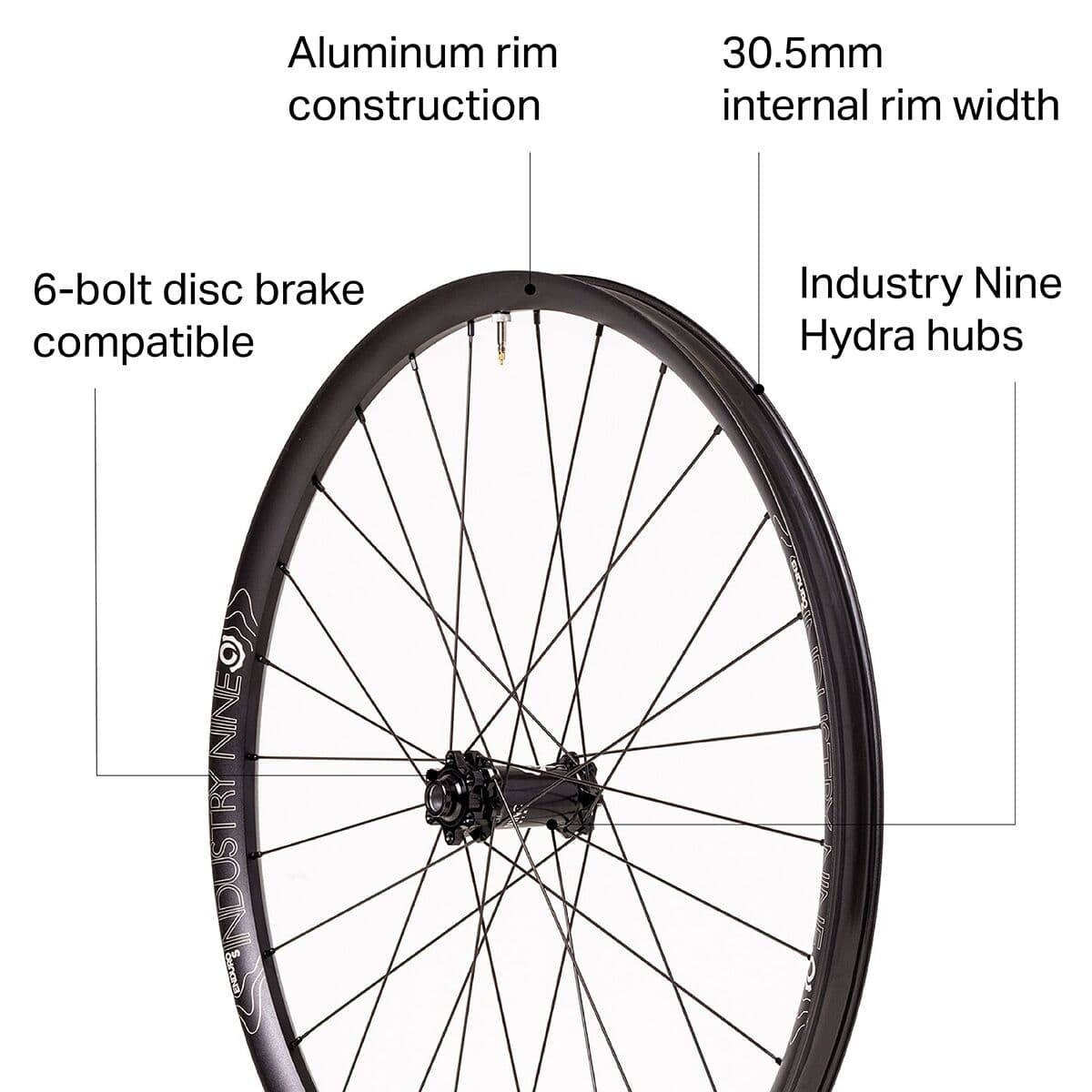 Industry Nine Hydra Enduro S 27.5in Boost Wheelset - Bike
