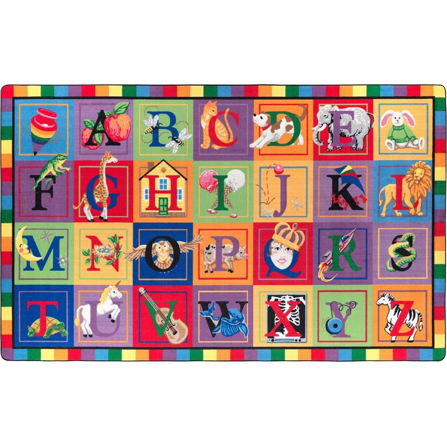 Snapstyle ABC Alphabet Educational Rug