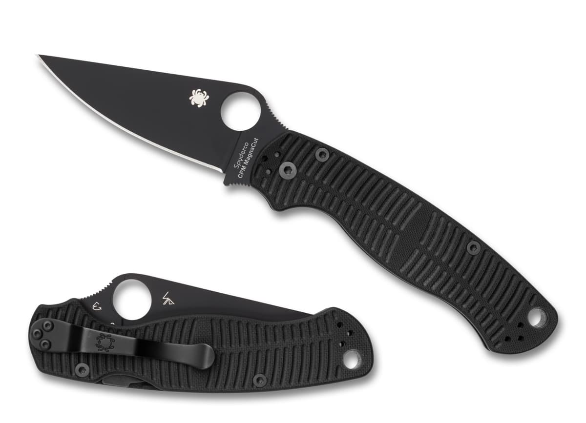 Spyderco Paramilitary 2 Salt Compression Lock Folding Knife, 3.45″ CPM ...