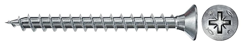4.5mm x 35mm PowerFast FPF II CZF Countersunk Pozidriv Wood Screws, 200 ...