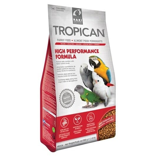 Tropican High Performance Granules for Parrots - 820 g (1.8 lb)