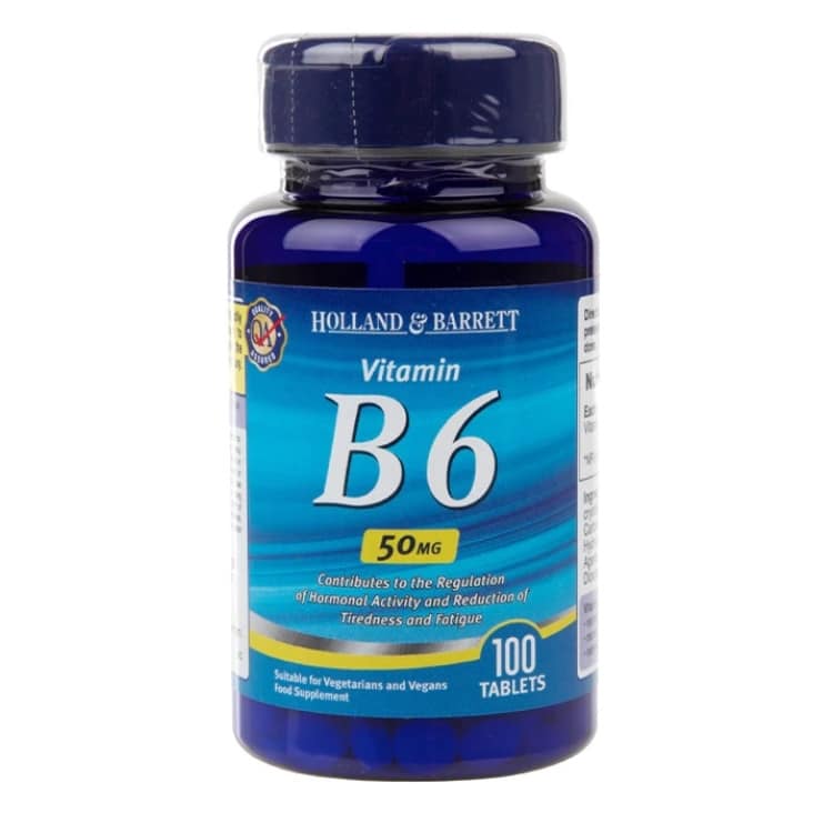 Buy Holland & Barrett - Vitamin B6, 50mg - 100 Tablets at Eco Supplements