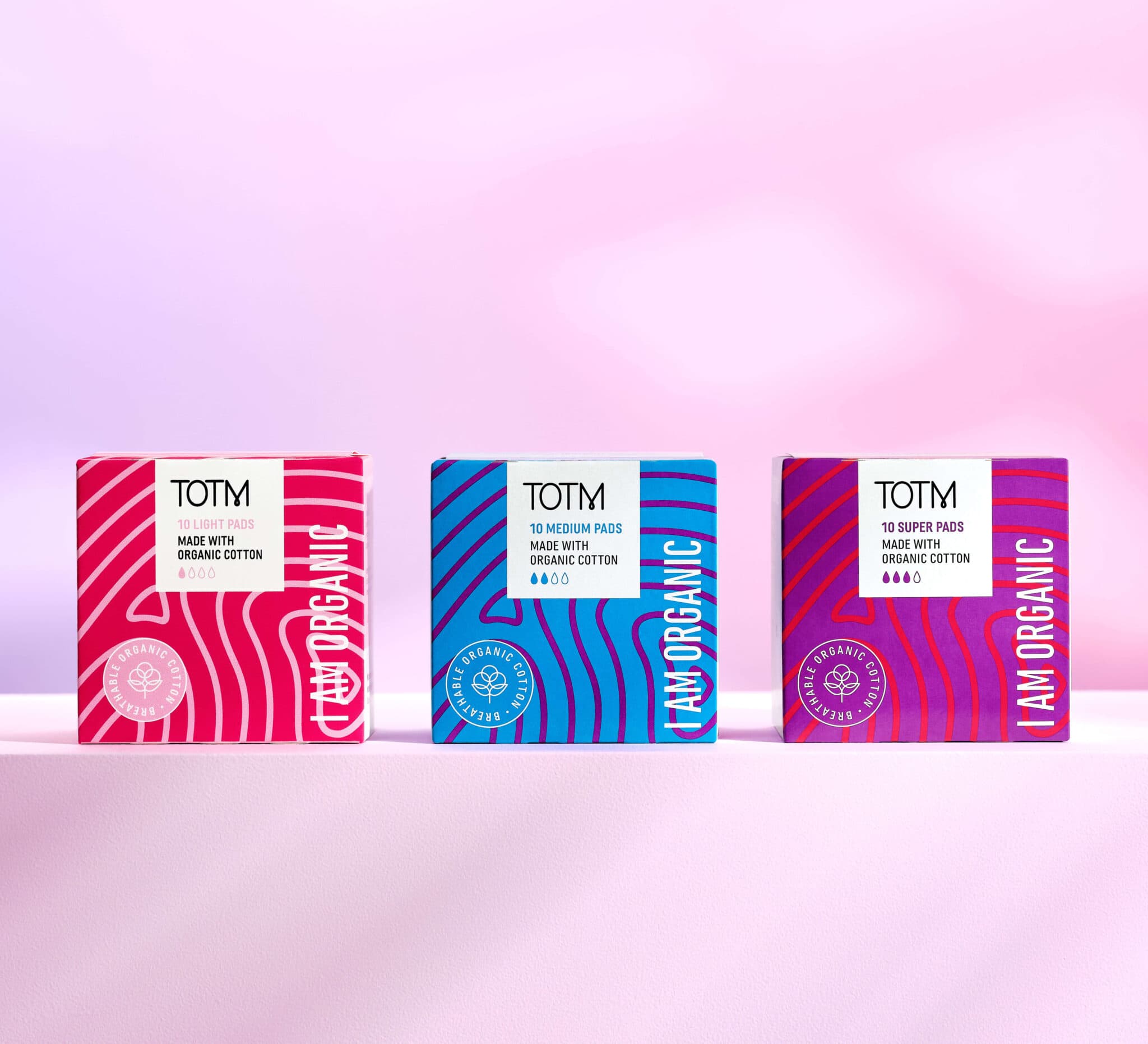 Organic Period Pads | 100% Organic Cotton | Plastic-Free | TOTM